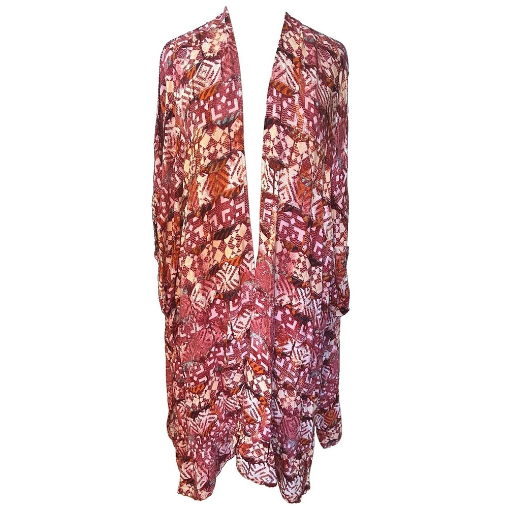 True Craft Womens Kimono Cardigan Duster Open Front Boho NEW With TAGS